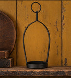 #LMX  Large Open Black Metal Lantern