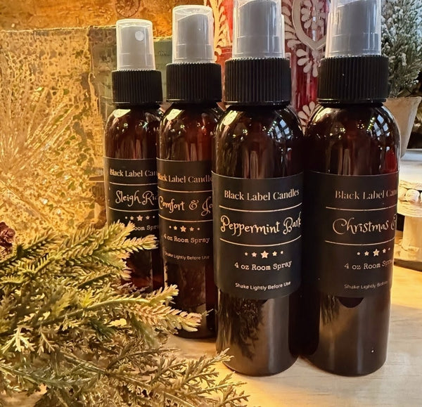 #HRS "HOLIDAY ROOM SPRAYS" By Black Label Candles