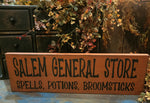 #SS518 "SALEM GENERAL STORE" Wood Sign MADE IN THE USA!