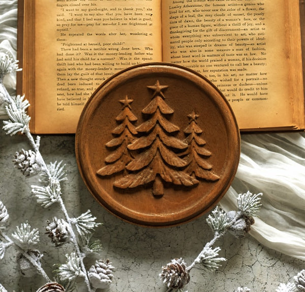 #E234664  Winter Forest Wood Wall Plaque