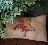 #P-02 Quilt Star Pillow MADE IN AMERICA