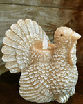 #CA286 Turkey Shaped Moving Flame LED Candle 5.2x5x5In
