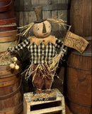 #BRL-DAW  Primitive "BARLEY" Scarecrow By Dawn's Attic Treasures