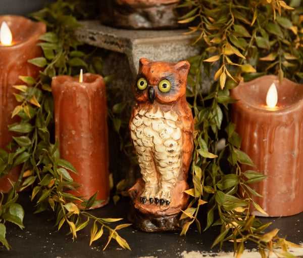 #WS221295 Vintage 6In Orange Owl