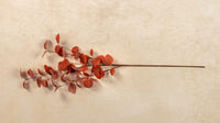 #G233406  Harvest Orange 34.5In Eucalyptus Leaf Spray