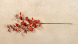 #G233406  Harvest Orange 34.5In Eucalyptus Leaf Spray