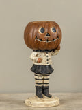 #581142  Pumpkin Girl Candy Dish