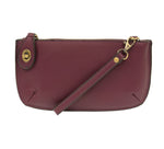 #L8000-18 "Plum" Mini Crossbody Wristlet Clutch