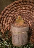 #13BX Primitive "Spring Chick" Pantry Box ~ By MOSES ALLEN COLLECTION