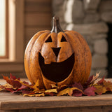 #WS221212  15In Terracotta Big Mouth Pumpkin