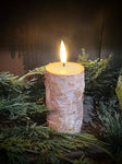 #VBR-GER "Real Bark" 2In x 4In Flameless Votive Candle