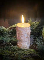 #VBR-GER "Real Bark" 2In x 4In Flameless Votive Candle