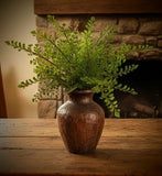 #6544FL  13In Maidenhair Fern Bush-Green