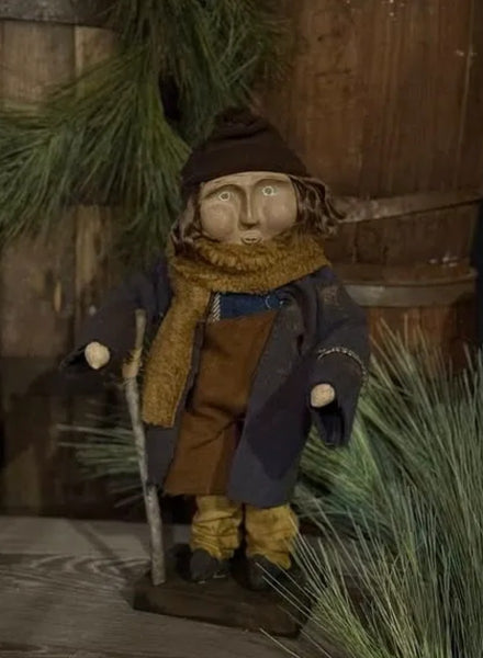 #DAW-TNY Primitive Tiny Tim With Crutch