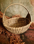 #S3-TPE Primitive Distressed "Taupe" Egg Basket MADE IN THE USA!