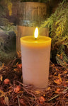 #14PDN  Primitive Caramel 6x2.5" Flameless Realistic Melt Pillar Candle