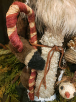 #HSSONS  Handmade Santa Holding Candy Cane, Tree, Snowman Head