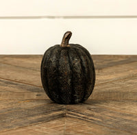 #WS221229 Black Tall Pumpkin 3.75In