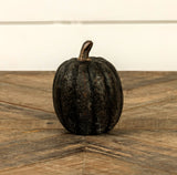 #WS221229 Black Tall Pumpkin 3.75In
