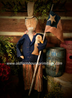 #WWUSM Primitive "Uncle Sam" MADE IN THE USA