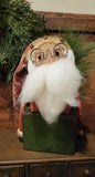 #20090RC Santa In Box By RUGGED CHIC