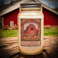 #BSTR24JAR "Barn Star Spice" 24oz Soy Jar Candle