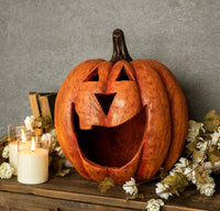 #7061OR Orange Big Mouth Pumpkin 15In