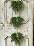 #XUA1064 Hanging 12In Wreath - Fine Cedar