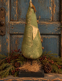 #DTRE Primitive "JOY" Fabric Christmas Tree By Dawn's Attic Treasures