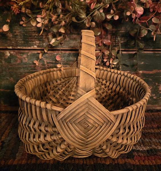 #8TAE Primitive Mustard Egg Basket MADE IN THE USA!