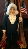 #GWOTC  George Washington With Sculpted Clay Face & Hands 🇺🇸 MADE IN AMERICA