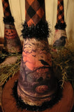 #1HORN Vintage "Halloween Horn" - Crow On Branch