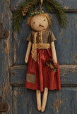 #GRC Primitive "GRACE"  Snowgirl Angel By Dawn's Attic Treasures