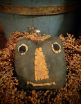 #SBC-W Primitive Black Pumpkin Bowl Filler