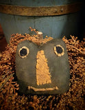 #SBC-W Primitive Black Pumpkin Bowl Filler