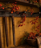 #BGHV Primitive Realistic Orange Bittersweet Twig Garland  #1 Seller BACK IN STOCK!!!