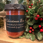 #CME "CHRISTMAS EVE" Pint Jar Candle By Black Label Candles