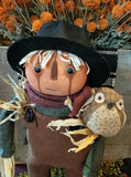 #4BLPS "Pumpkin Scarecrow With Owl" by BEARING IN LOVE