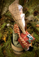 #LESAL Primitive Handmade Santa With List 🎅 MADE IN THE USA!