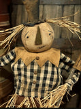 #BRL-DAW  Primitive "BARLEY" Scarecrow By Dawn's Attic Treasures