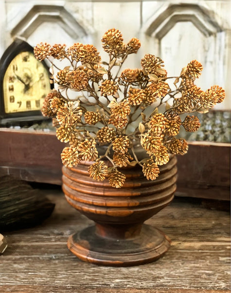 #CS4688 Russet Cone 12In Bush - Cinnamon