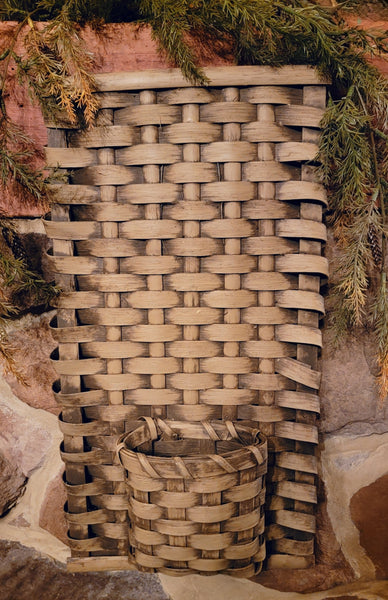 #TB-SSLB Primitive Small "Slab" Basket - Taupe Over Black