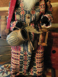#A264 2026 Signed ARNETT'S Santa With Lantern & Clay Willow Tree Jug