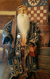 #A262 2026 Signed ARNETT'S Santa With Lantern & Pottery Jug