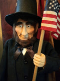 #ALOTC Abe Lincoln With Sculpted Face & Hands 🇺🇸 MADE IN AMERICA