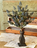 #B7500 Blue Fenwick Buds Bush 17In