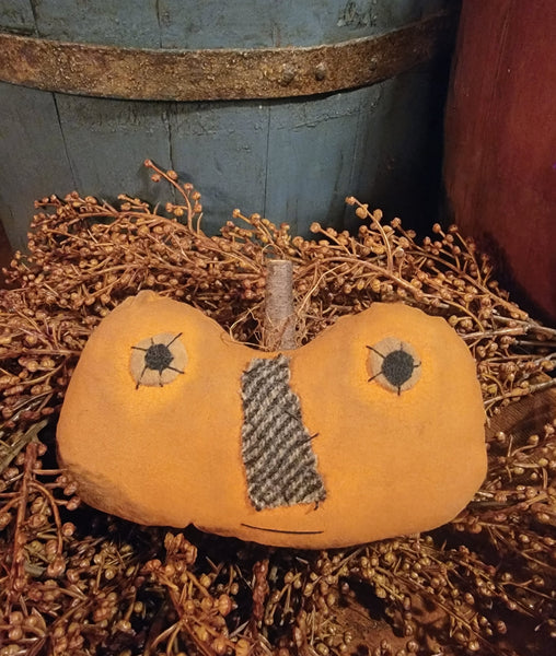#BW-OC Primitive Long Orange Pumpkin Bowl Filler