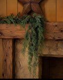 #G-339 Dark Green Juniper Dripping Garland