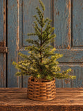#9TRB Primitive 9 Inch "Taupe" Tree Basket