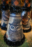 #29HORN "Vintage Halloween Horn" - Owl